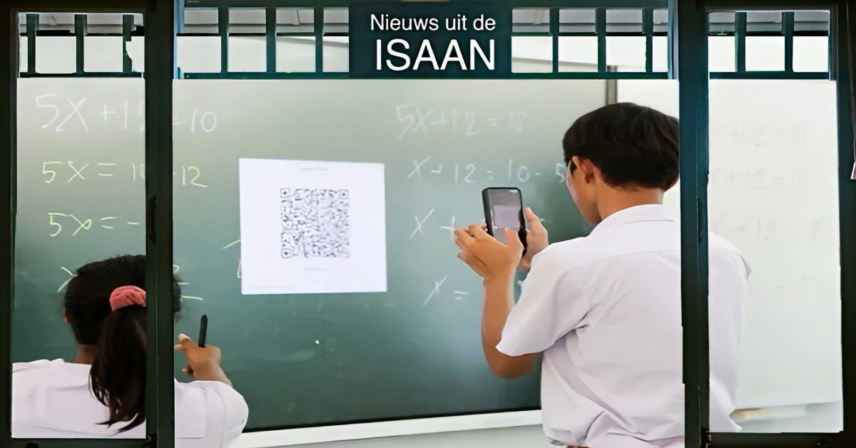 De nieuwe Smart Classrooms in Noordoost-Thailand geven het digitaal leren een boost