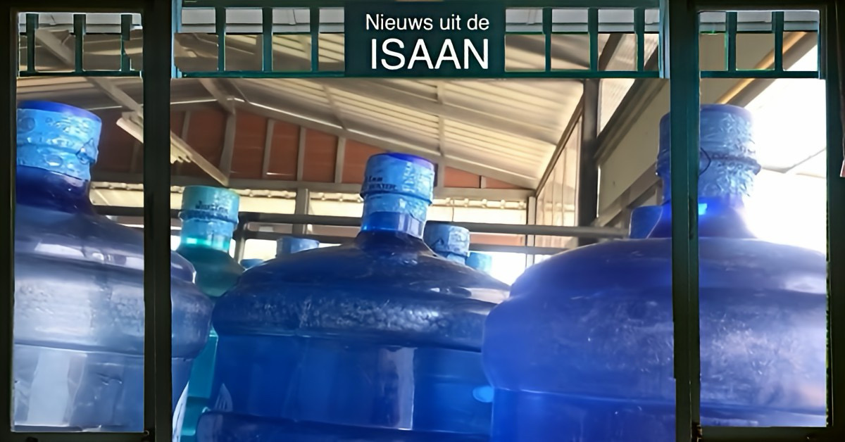 Drinkwater fabriek in Noord-Thailand verhoogt prijzen door stijgende brandstofkosten.