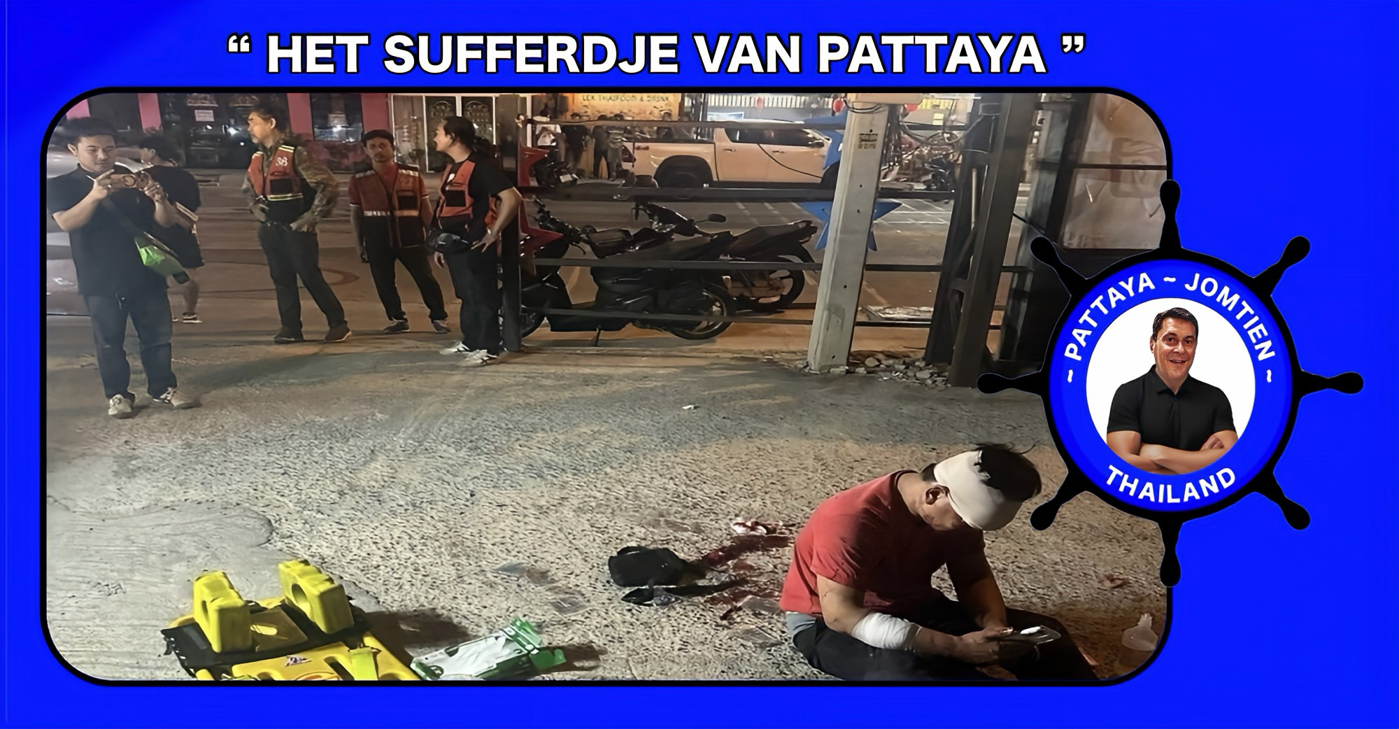 Een ruzie bij de Esan Artist-bar in Pattaya leidde tot een steekpartij, waarbij één persoon gewond raakte.