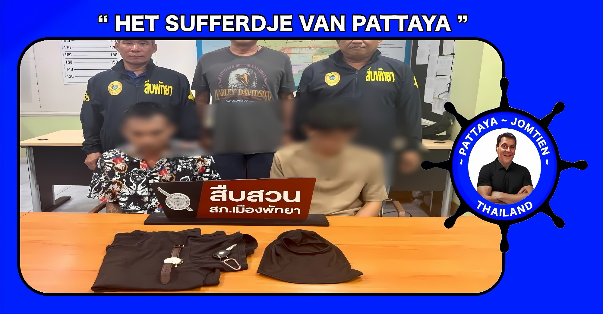 In Pattaya werden twee gestolen luxe horloges voor een schijntje doorverkocht.