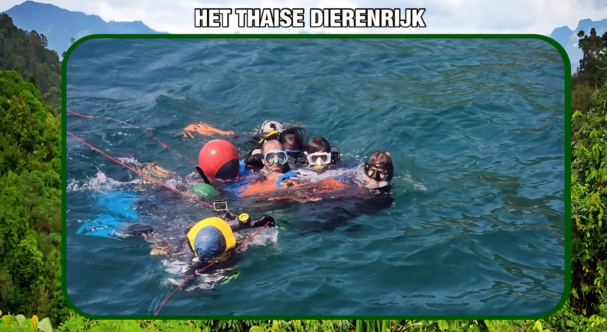 Vrijwilligers redden in Thailand de geliefde schildpad Manasa bij Koh Sak.