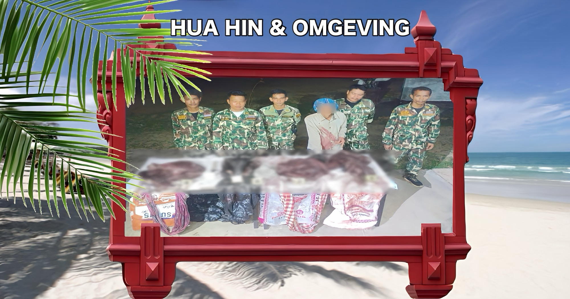 Stropers betrapt tijdens patrouille in Kui Buri Nationaal Park (Prachuap Khiri Khan)