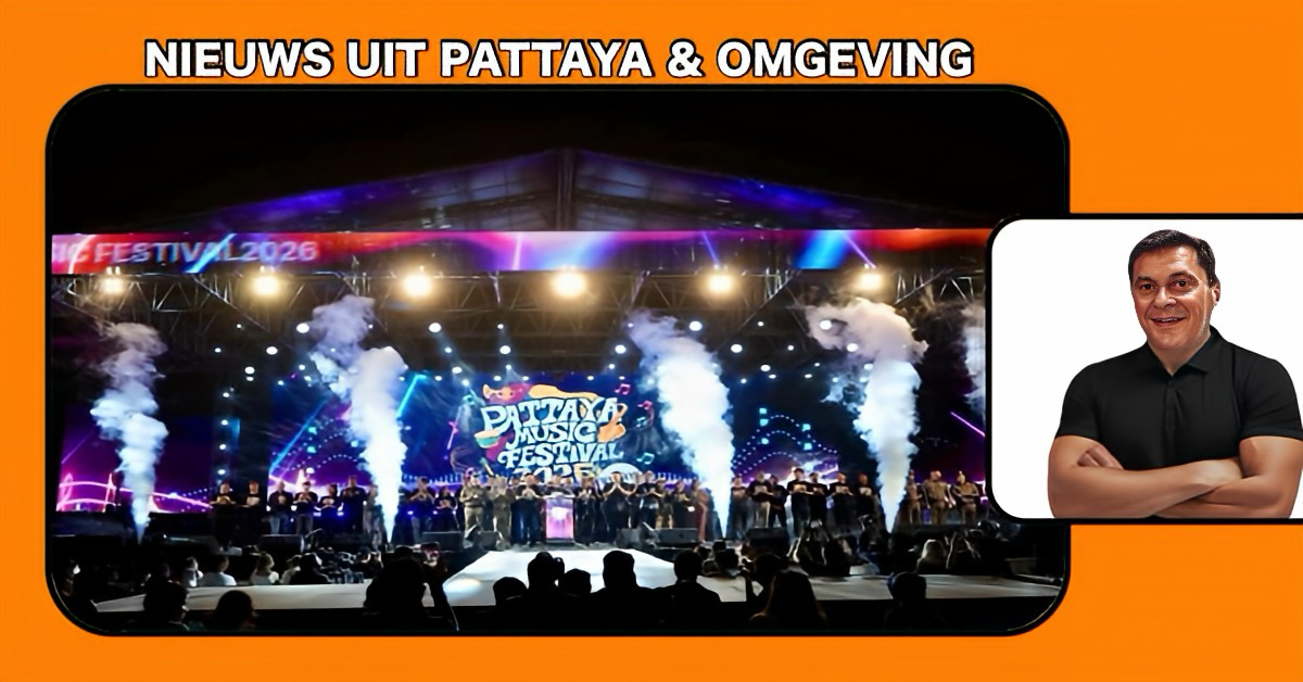 Het Pattaya Music Festival 2026 werd gisteren aan de kustlijn van de Golf van Thailand geopend.