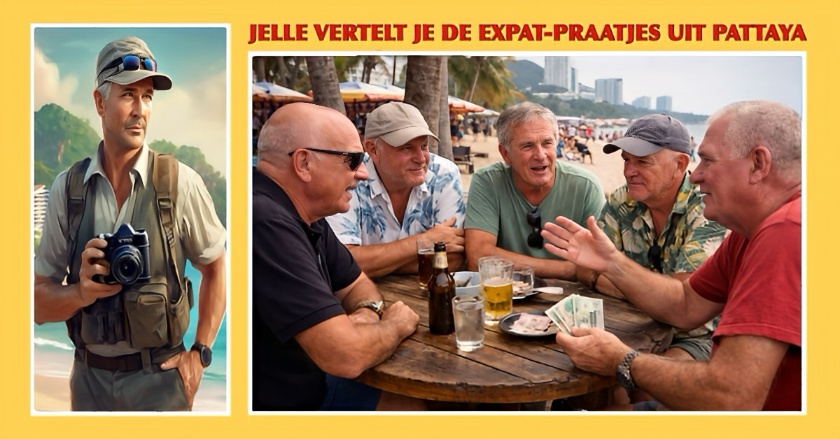 In de hemel is geen bier, daarom drinken wij het graag hier, zo scanderen expats vanaf hun stekkie aan de Beach Road van Pattaya.
