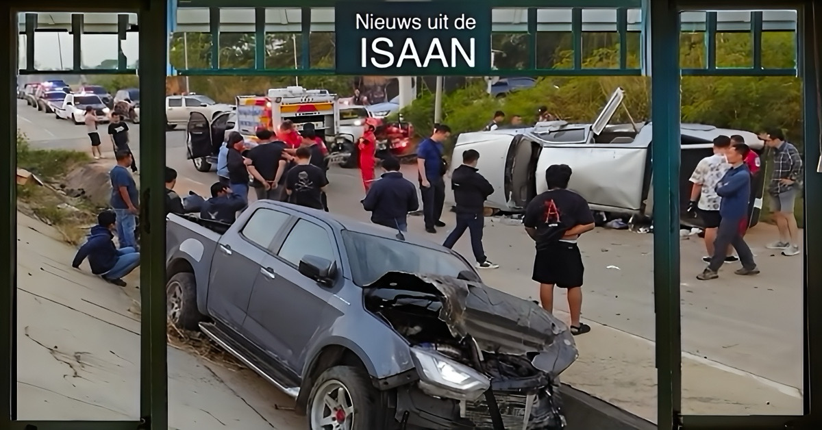 Grote drugsvangst in Noordoost-Thailand na angstaanjagende achtervolging, na de botsing met een lerarenechtpaar, werd er 532 kilo crystal meth aangetroffen.