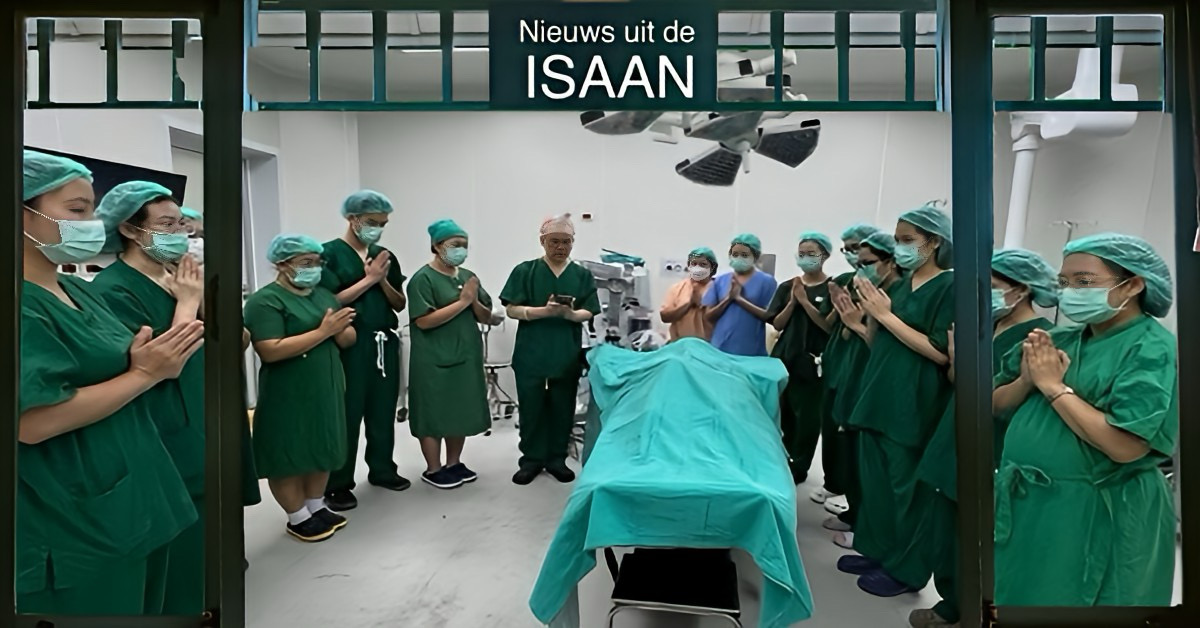 Orgaandonatie na fatale motorongeluk van een 28-jarige man uit Noordoost-Thailand redt vijf levens.