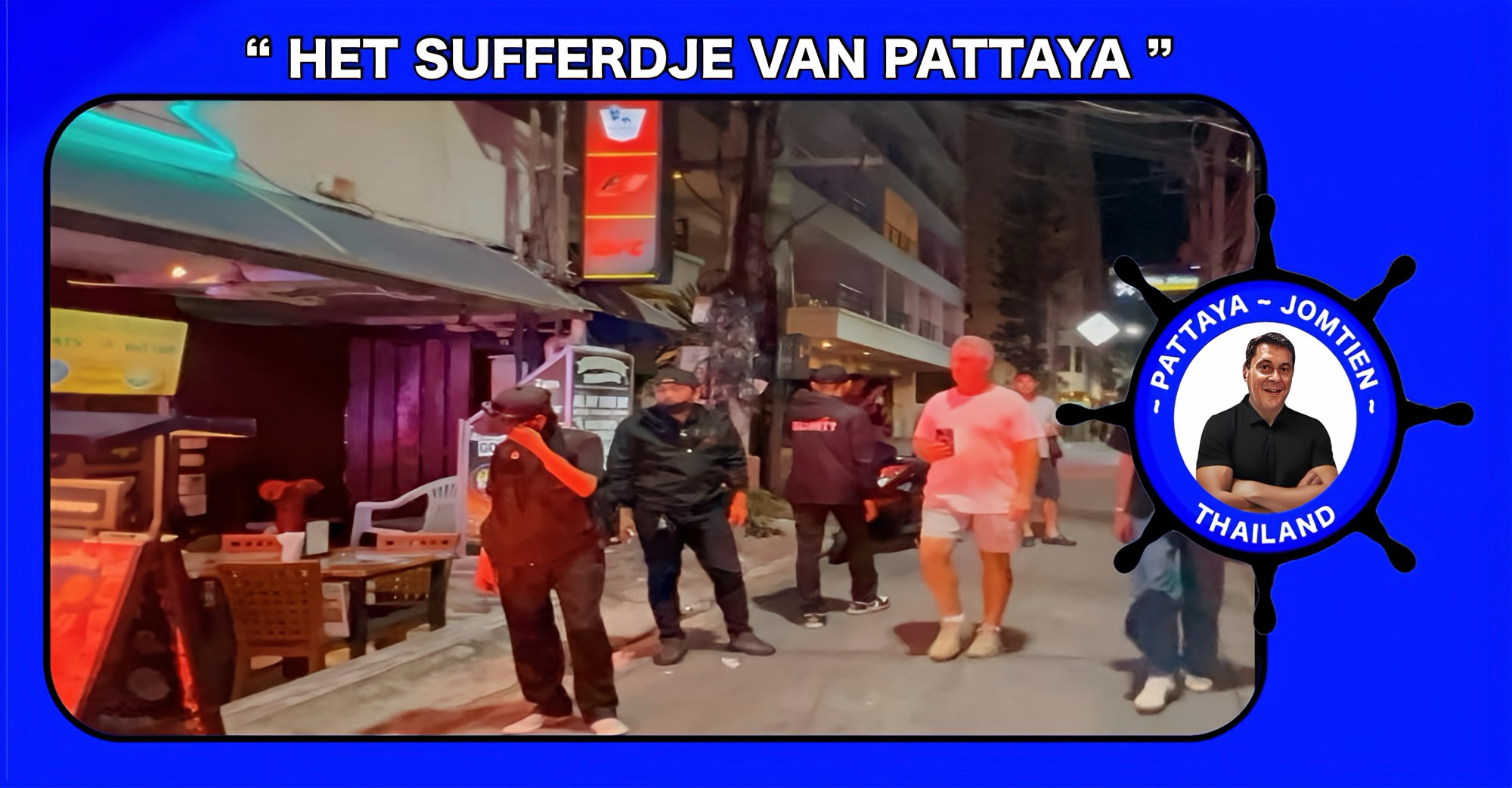 Britse bareigenaar raakte vanmorgen zwaar gewond bij steekincident in Pattaya.