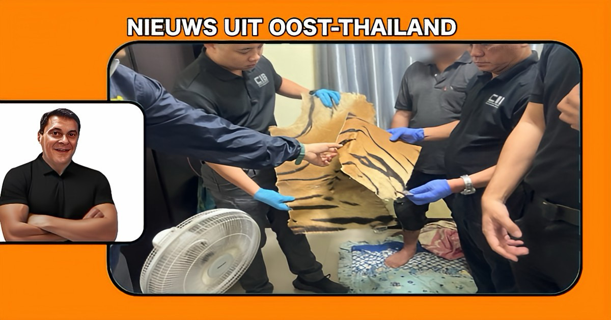 Thais echtpaar in Oost-Thailand opgepakt voor het maken en verkopen van tijger-talismannen.