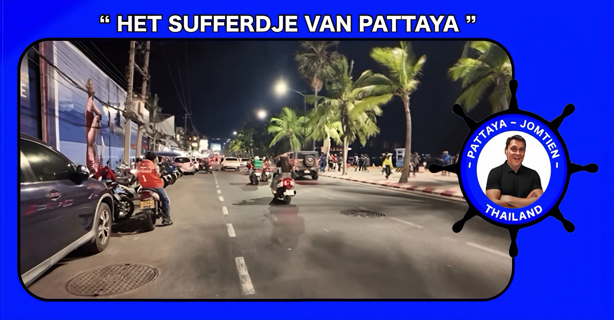 Dronken Amerikaanse militair maakt in Pattaya amok met zijn maat en slaat deze knock-out.