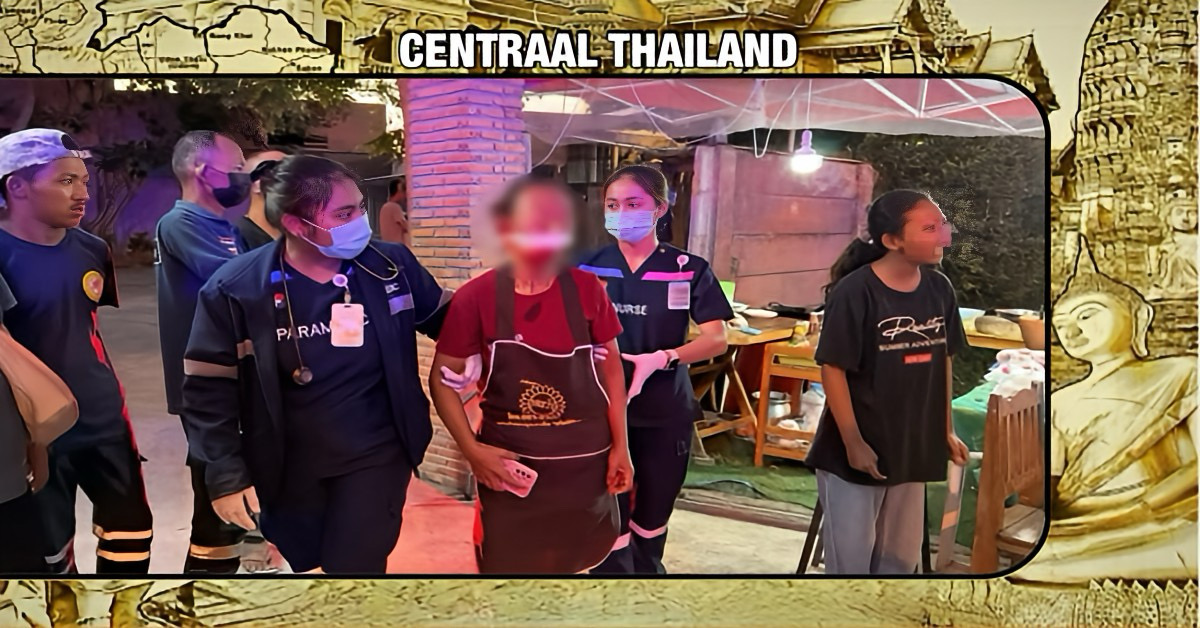 Loansharks in centraal Thailand slaan een som tam-verkoopster knock-out vanwege een tekort van 40 baht.