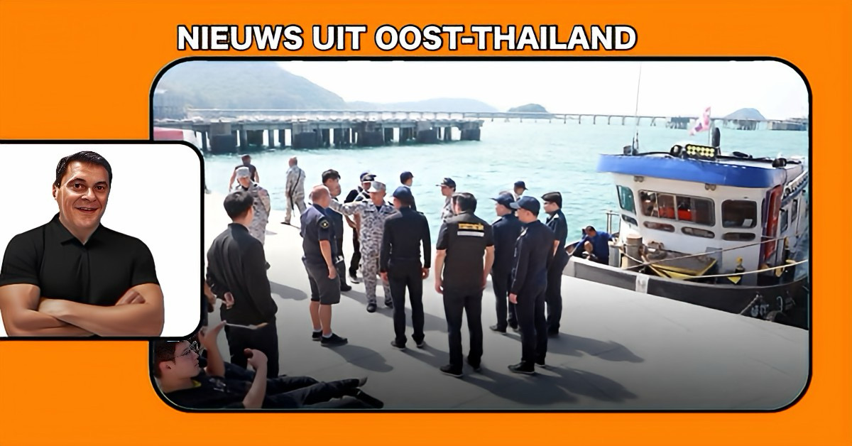 85.000 liter verdachte diesel op een sleepboot in Oost-Thailand in beslag genomen.