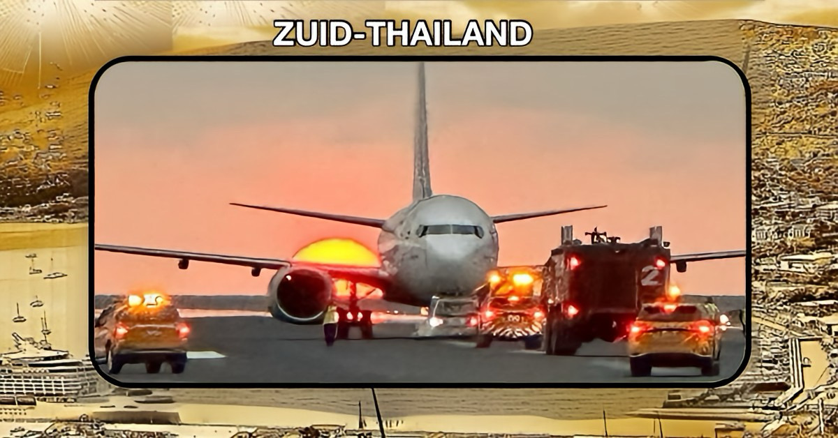 Boeing 737-800 maakte harde landing in Thailand, niemand raakt gewond