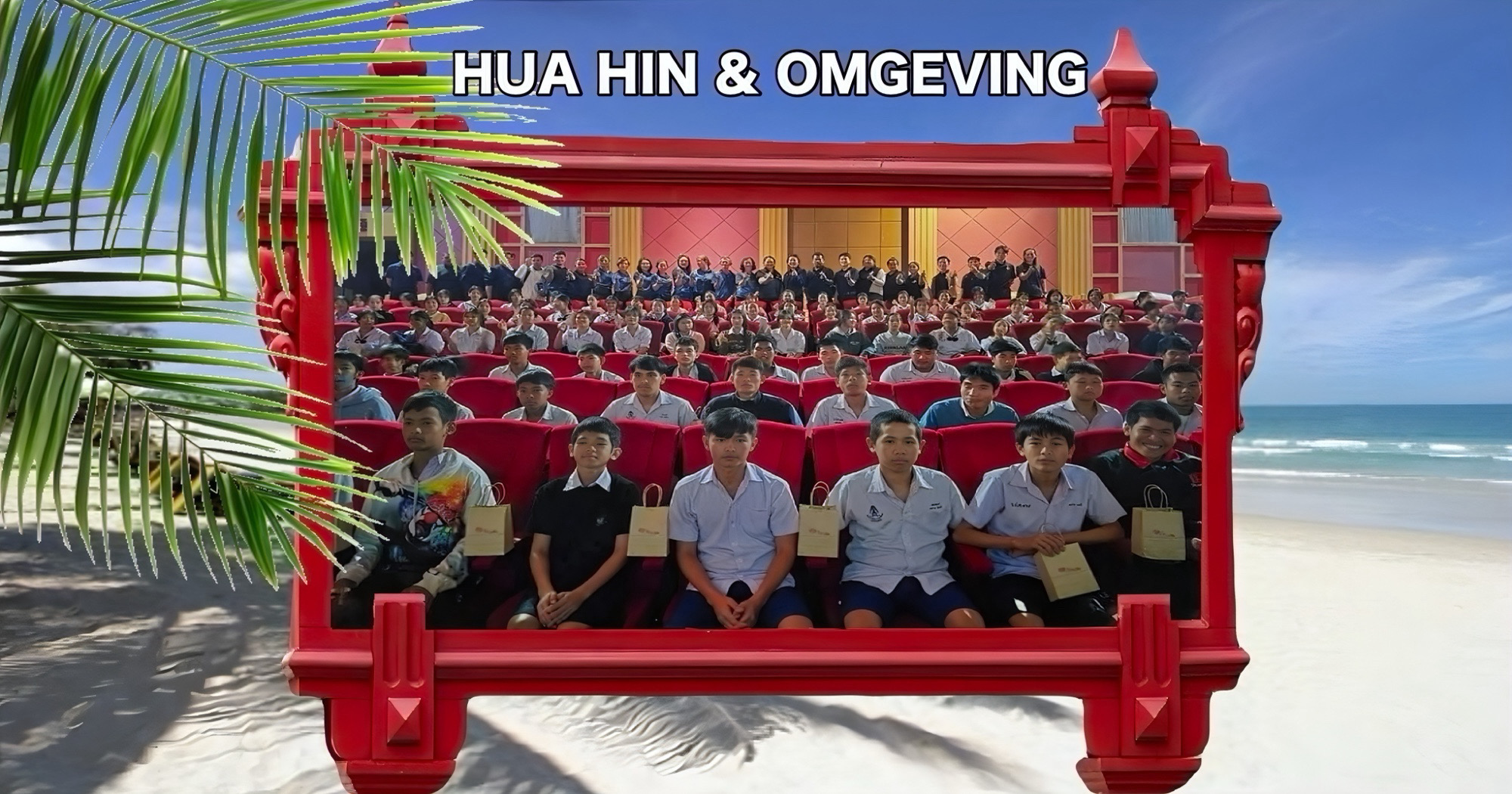 Rotary Club van Hua Hin trakteerde meer dan 170 kansarme leerlingen op een middagje bioscoop.