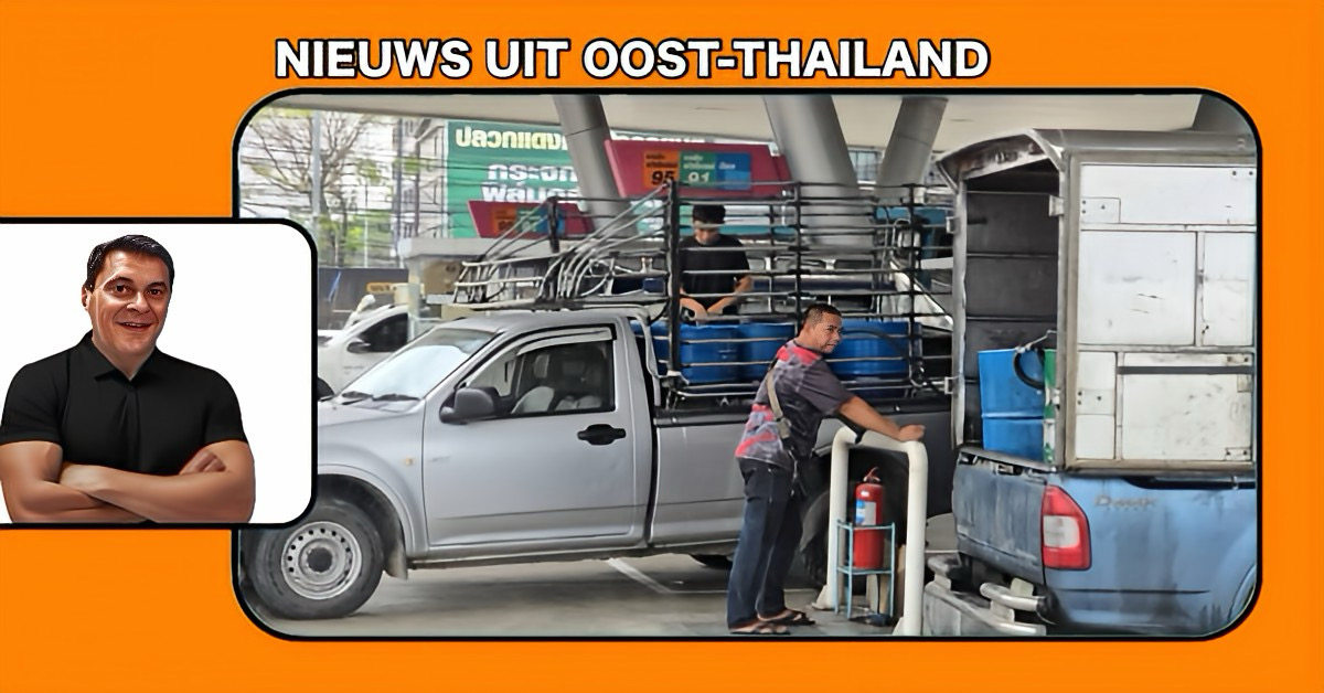 Onbeperkt tanken in Oost-Thailand trekt massa’s mensen uit het hele land.