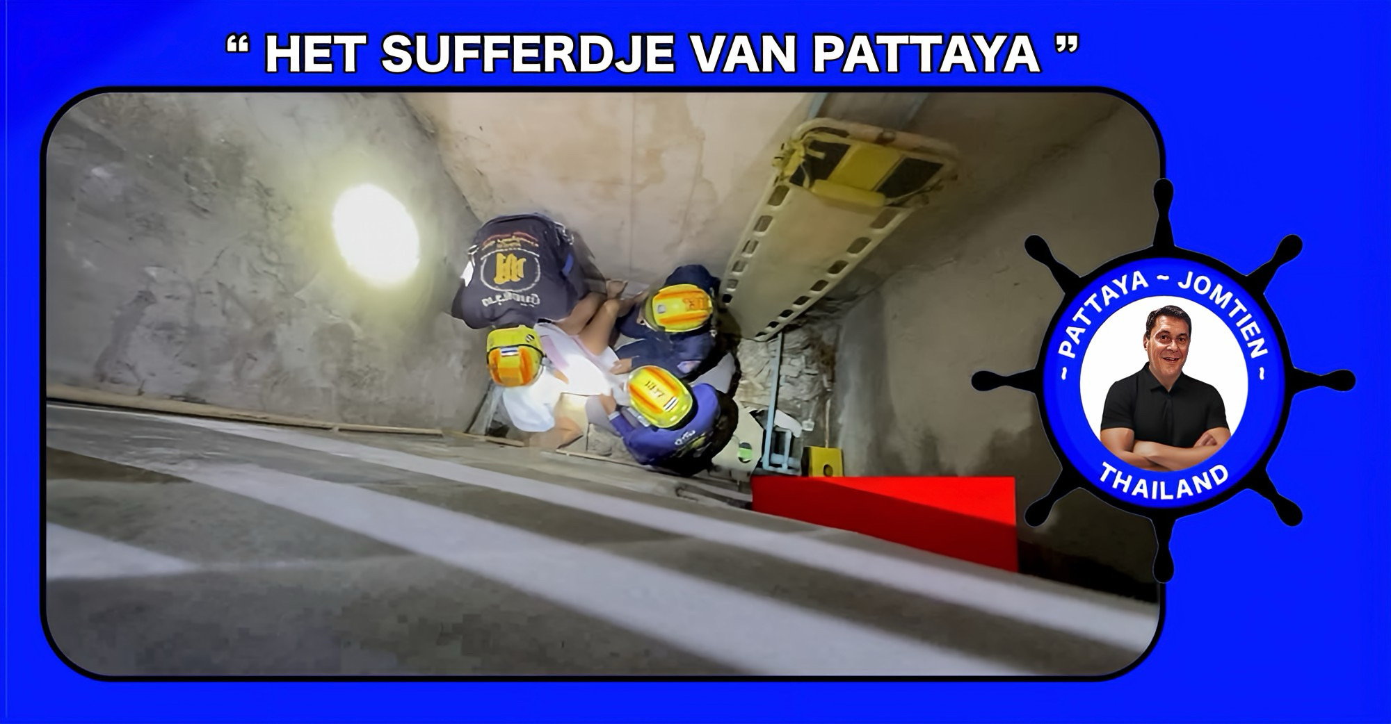 Vrouw valt in waterput in Pattaya, maar dankzij een snelle reddingsactie komt ze er zonder kleerscheuren vanaf!