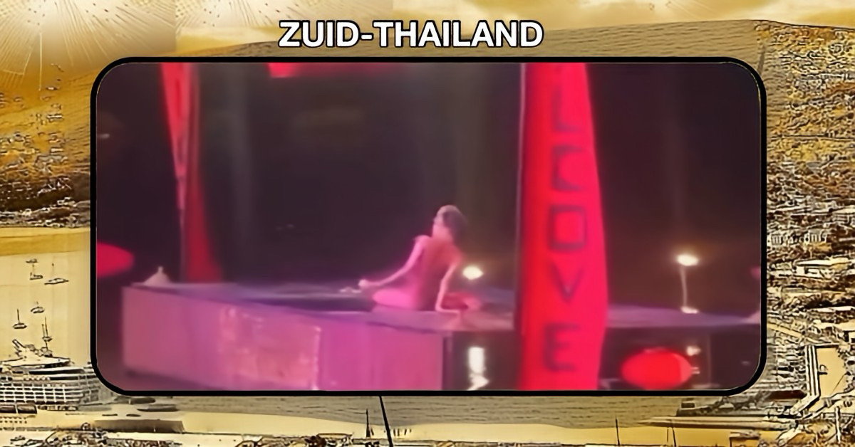 Commotie in Zuid-Thailand wanneer een vrouw tijdens een erotische show een flesje bier opend met haar vagina