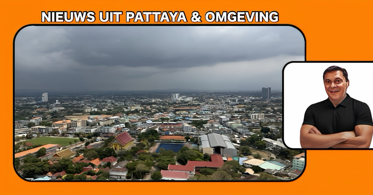 Hitte en vochtigheid verhogen het risico op onweersbuien in Pattaya en omgeving.