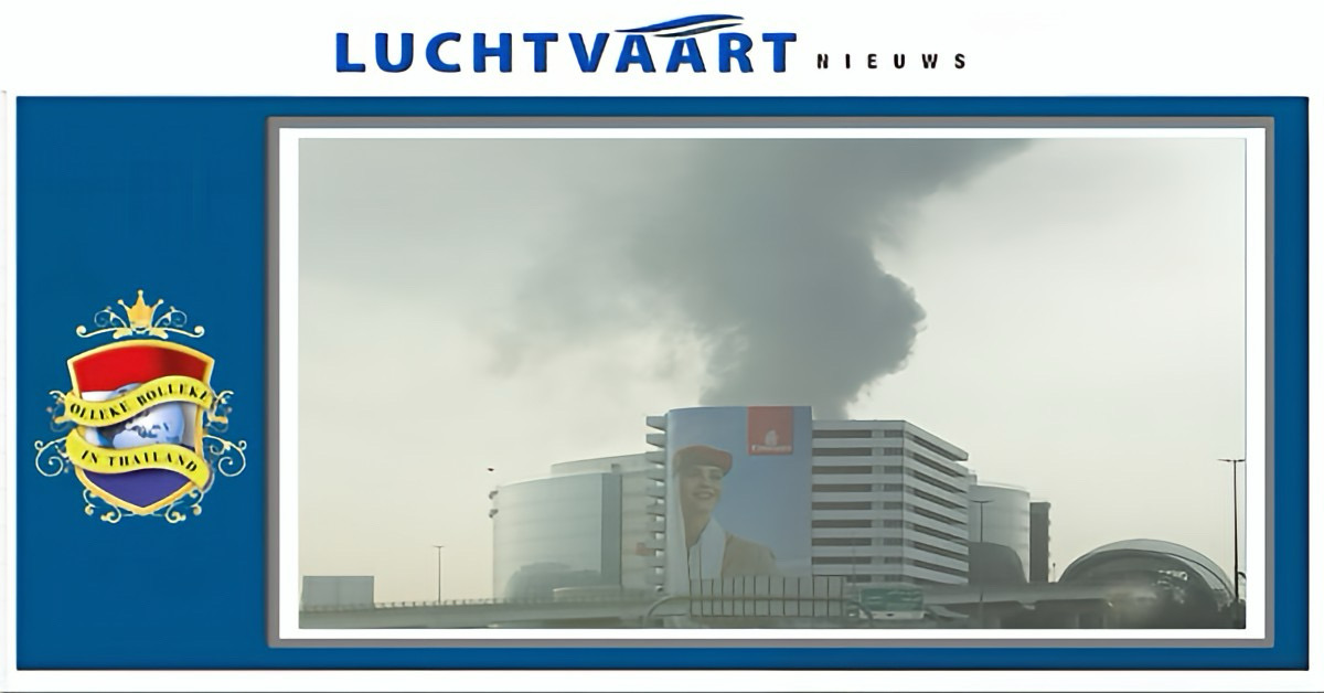🎥 | Het vliegverkeer na brand op de luchthaven van Dubai komt langzaam weer opgang.