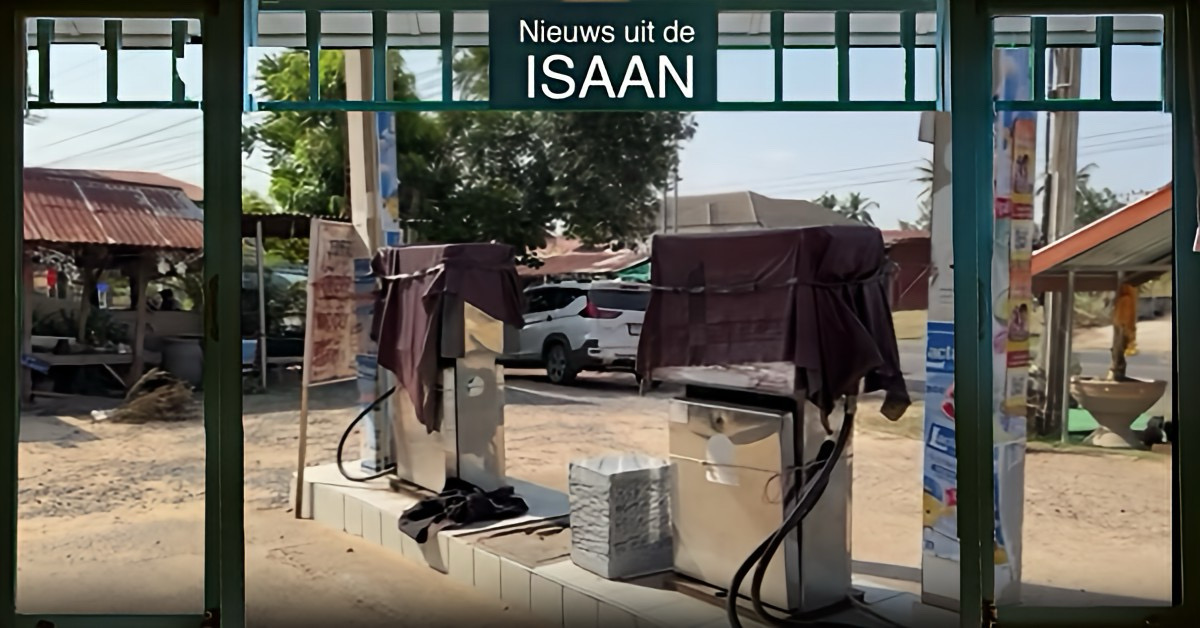 De kleine tankstations in Noordoost-Thailand gooien de handdoek in de ring nu de brandstofprijzen sterk stijgen.