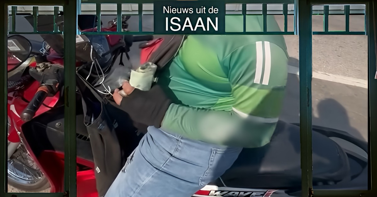 Ophef om een win-rijder die in Noordoost-Thailand een passagier bekritiseerde om een “paar” kilootjes meer!