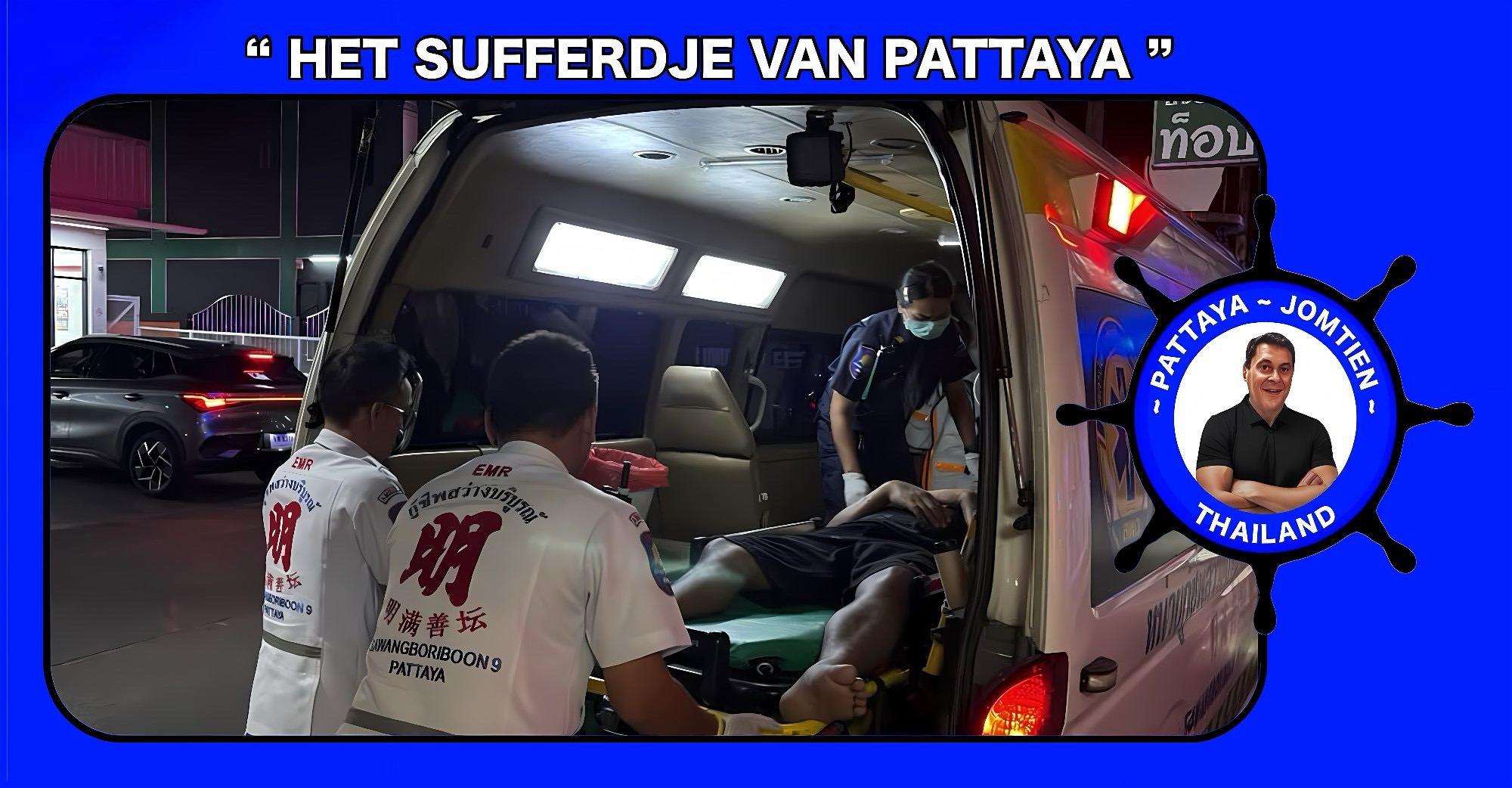 Thaise man drinkt na mislukte verzoeningspoging met vriendin en zet een fles toiletreiniger aan zijn mond.