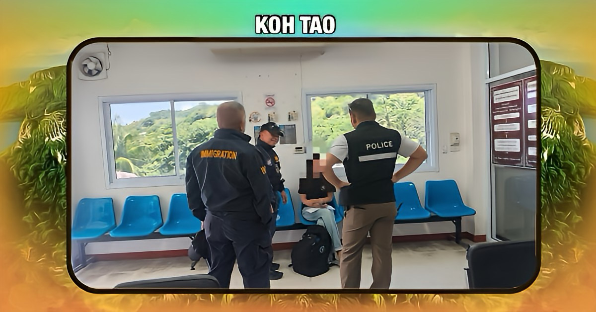 Amerikaanse toeriste in Zuid-Thailand gearresteerd voor het overschrijden van haar visum met slechts 17 dagen.