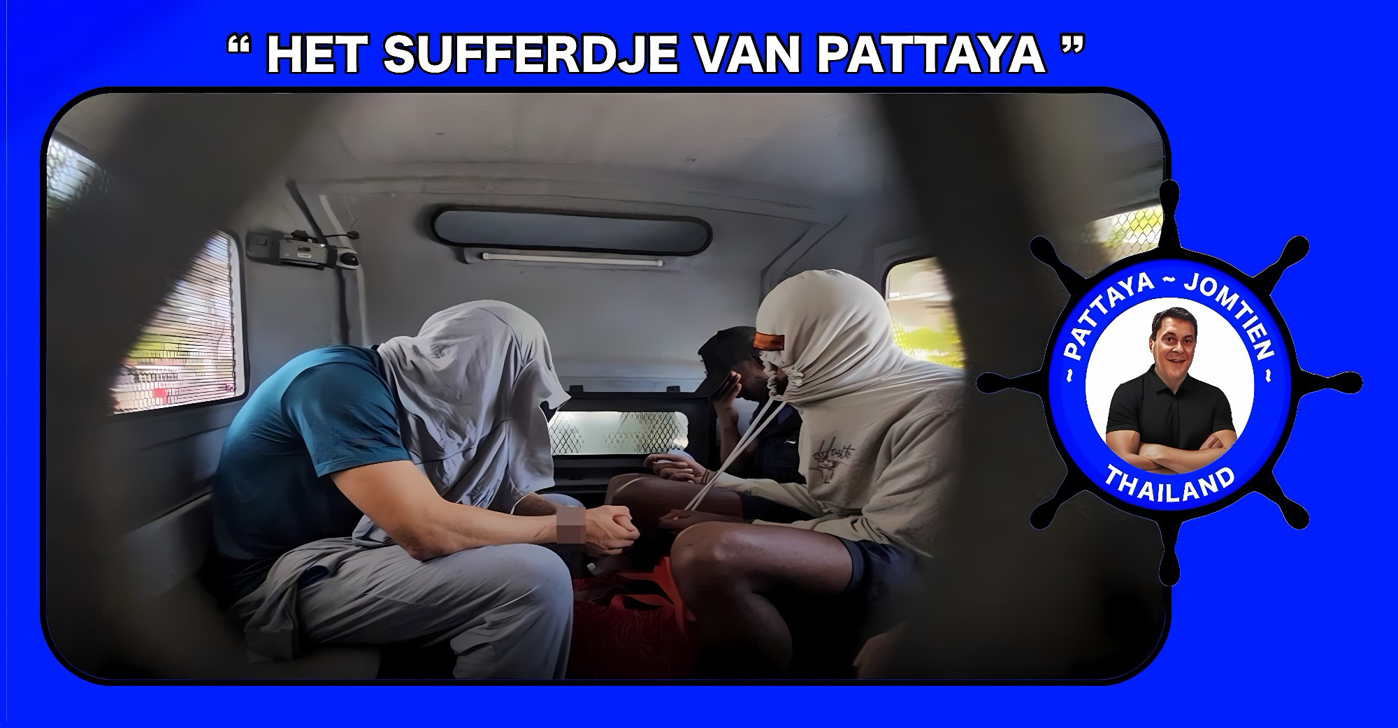 UPDATE | De drie gearresteerde Britten ontkennen de beroving in Pattaya en liet weten geen gangsters te zijn.