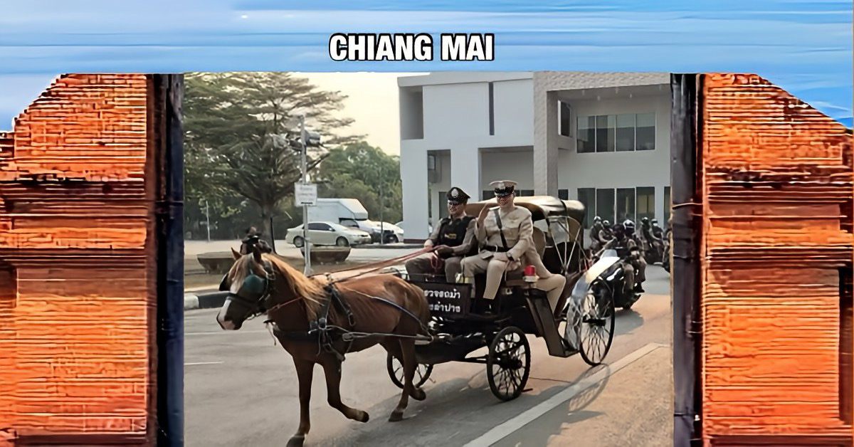 Politie maakt maar al te graag van de nood een deugd in Noord-Thailand.