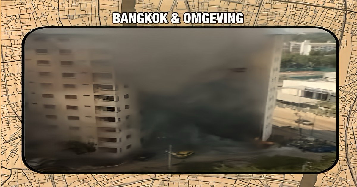 De hoofdstad van Thailand in de ban van brand, motorfiets zet auto in vuur en vlam, brandweer van Bangkok voorkomt erger, niemand gewond.