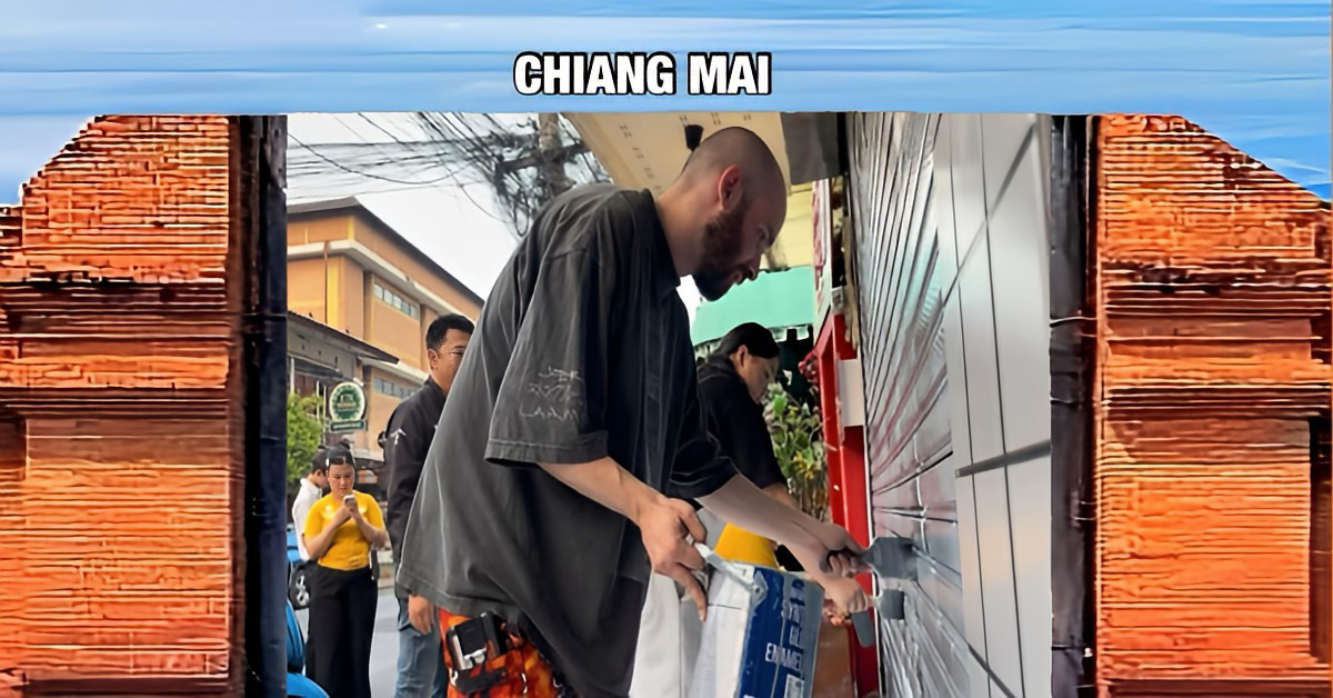 Kunstproject in Noord-Thailand eindigt in verzoening, Fransman maakt het weer keurig in orde!