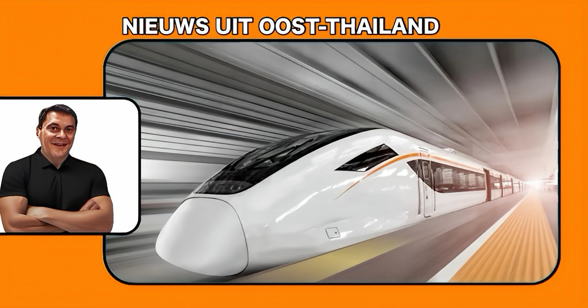 Economische Corridor in Oost-Thailand krijgt een vliegende start, de overheid zet vol in op luchthavenspoorlijn naar vliegveld U-Tapao!