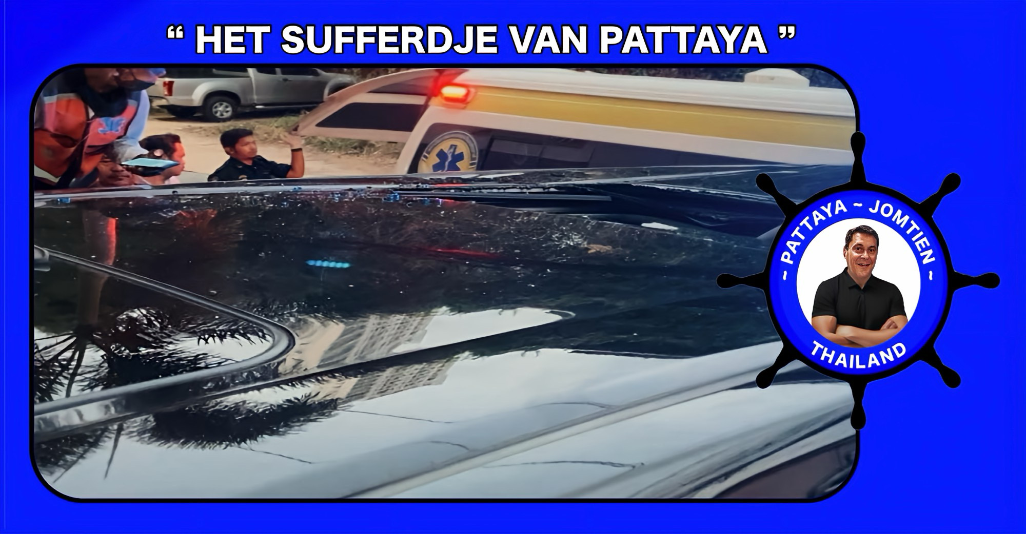 52-jarige Russin raakte vanmorgen ernstig gewond na val van de vierde verdieping van een appartement in Pattaya.