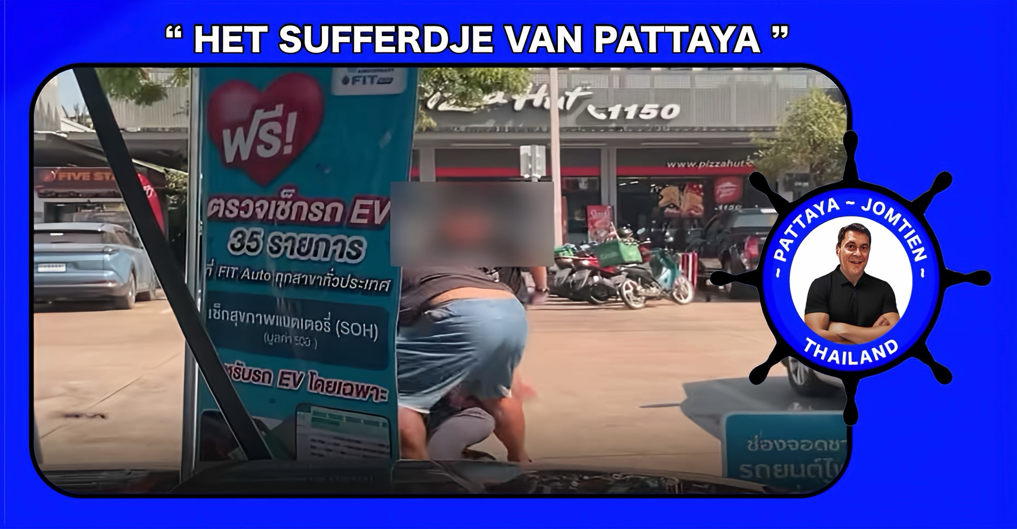 Oplaaddrama in Pattaya, EV-rijders slaan elkaar bijna de hersens in.