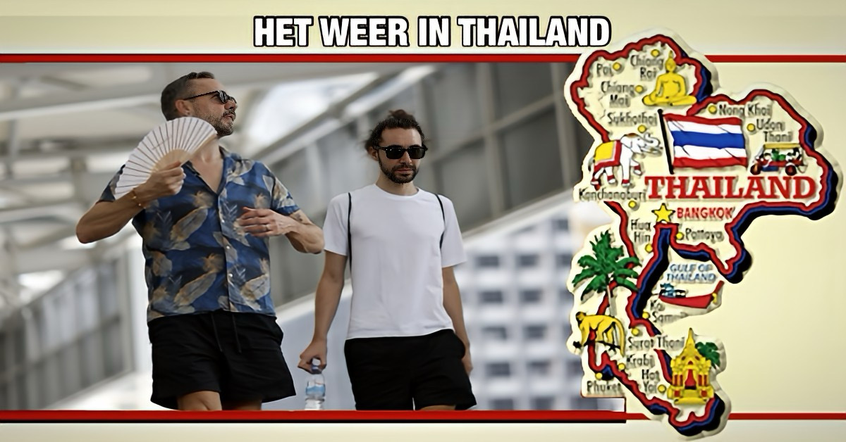 Extreem hoge temperaturen tot wel 42 graden in Thailand!