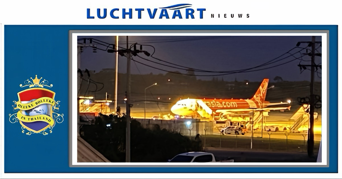 Grapjas in Thailand aangehouden nadat hij een bomopmerking had gemaakt tijdens een vlucht vanuit Krabi. 