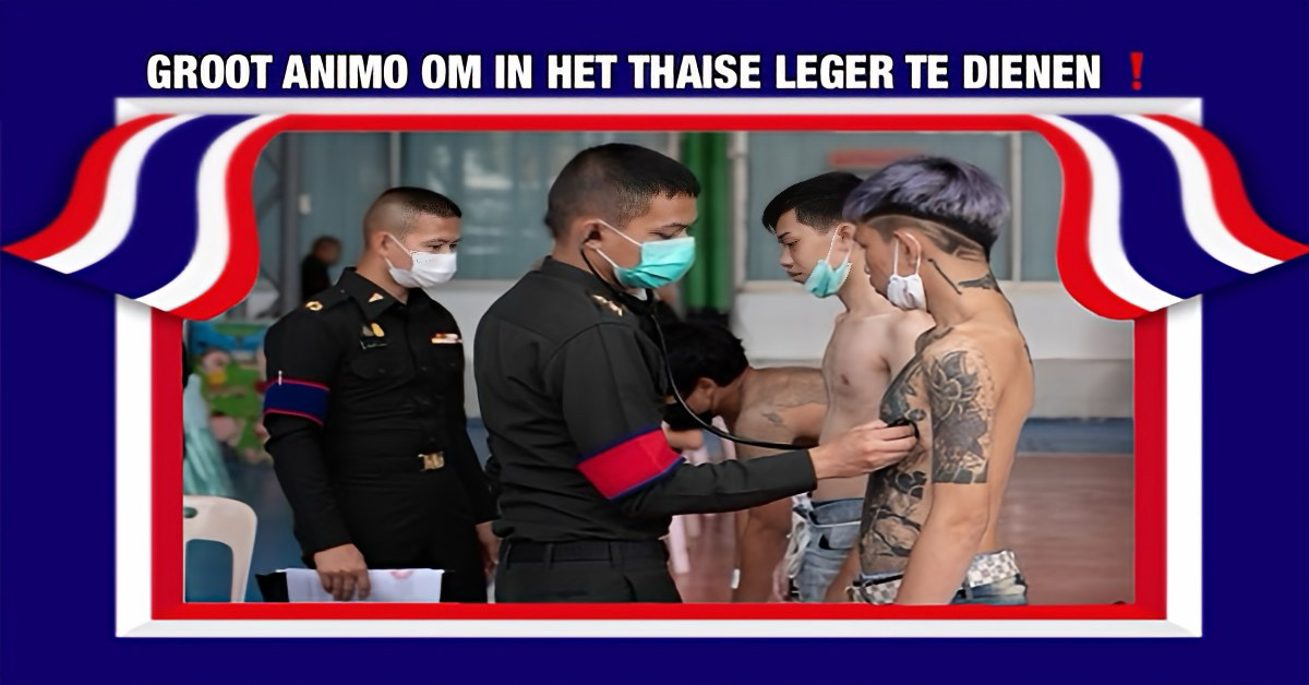 De vrijwillige aanmeldingen om in het leger van Thailand te dienen, met 22 procent omhoog geschoten.