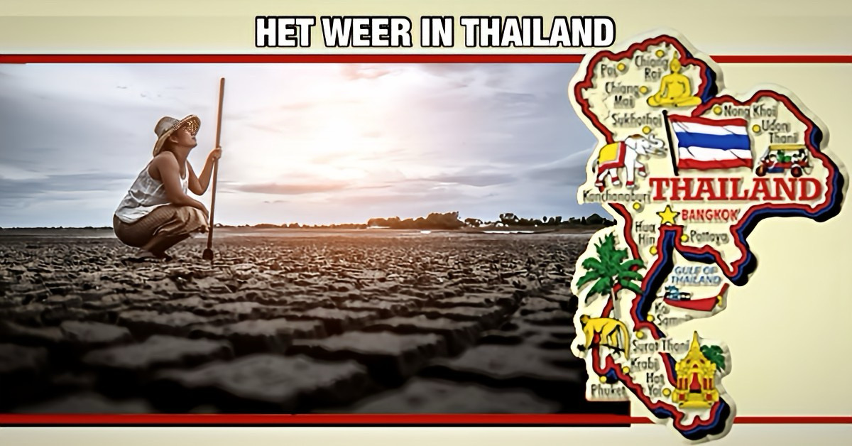 Thailand kan in 2027 te maken krijgen met ernstige droogte, zo waarschuwen het GISTDA en de ONWR.