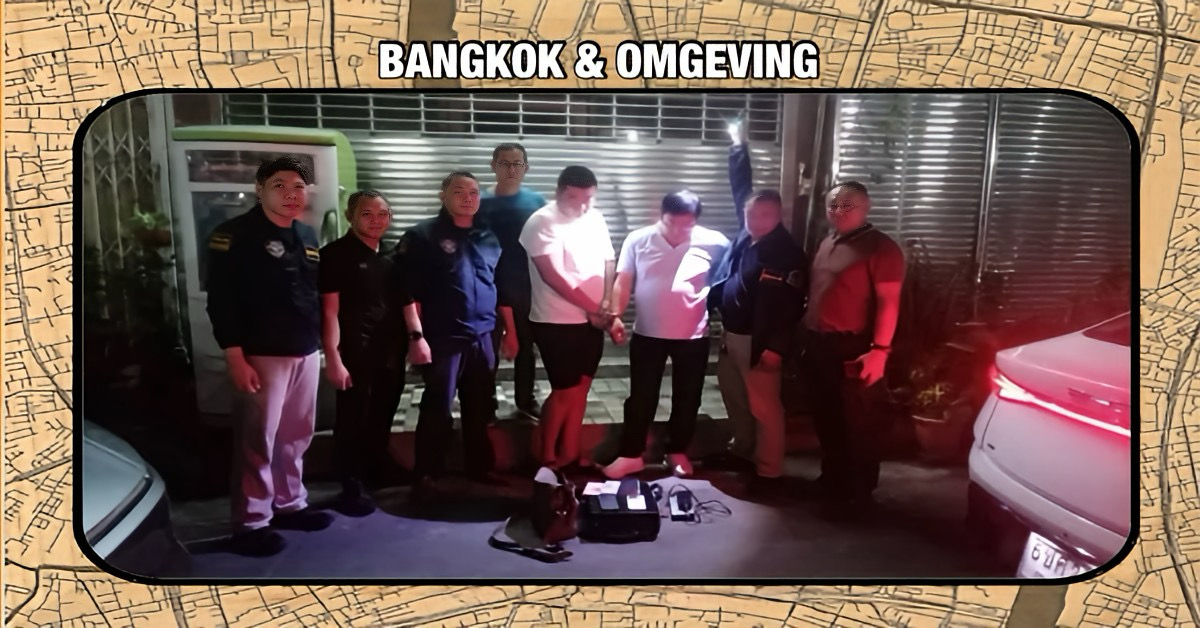 Politie pakt in de hoofdstad van Thailand twee Chinezen op met een ‘mobiele spionage-auto’.