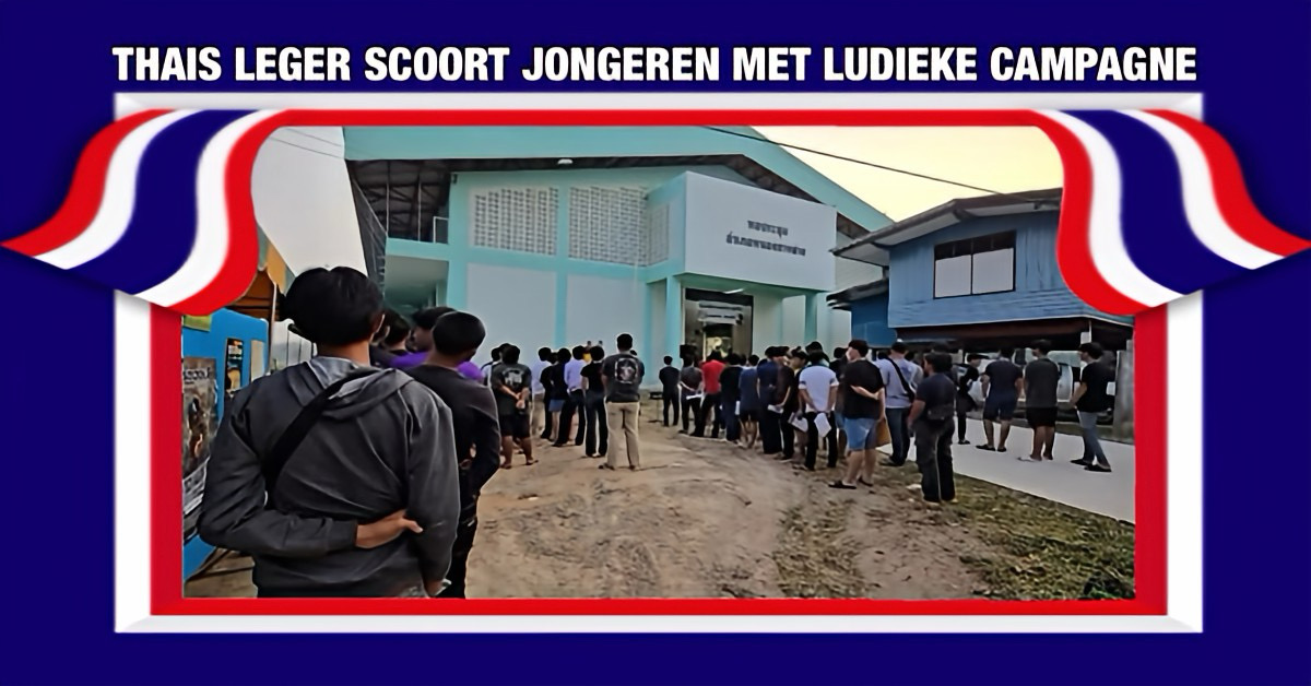 Generatie Z ziet het helemaal zitten om in het leger van Thailand te dienen.