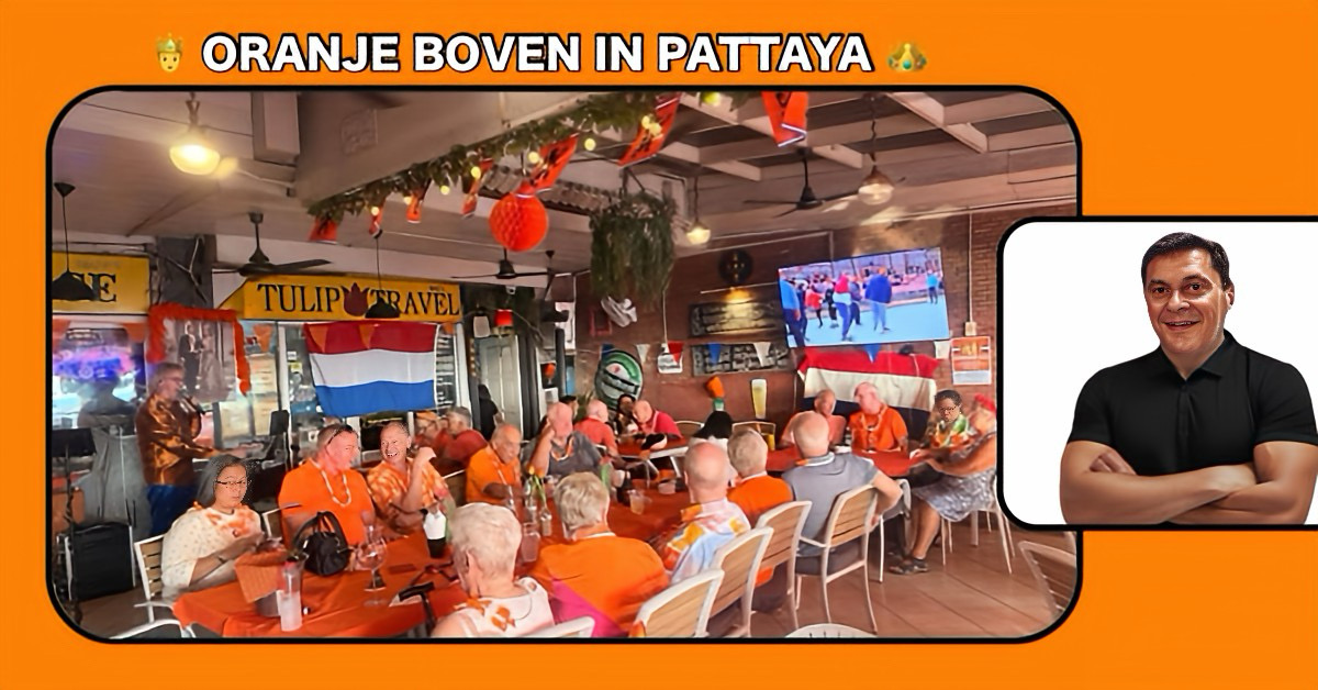 Koningsdag vieren in Tuliphouse in Pattaya stond garant voor een feestelijke dag met een oranje tintje voor iedereen!