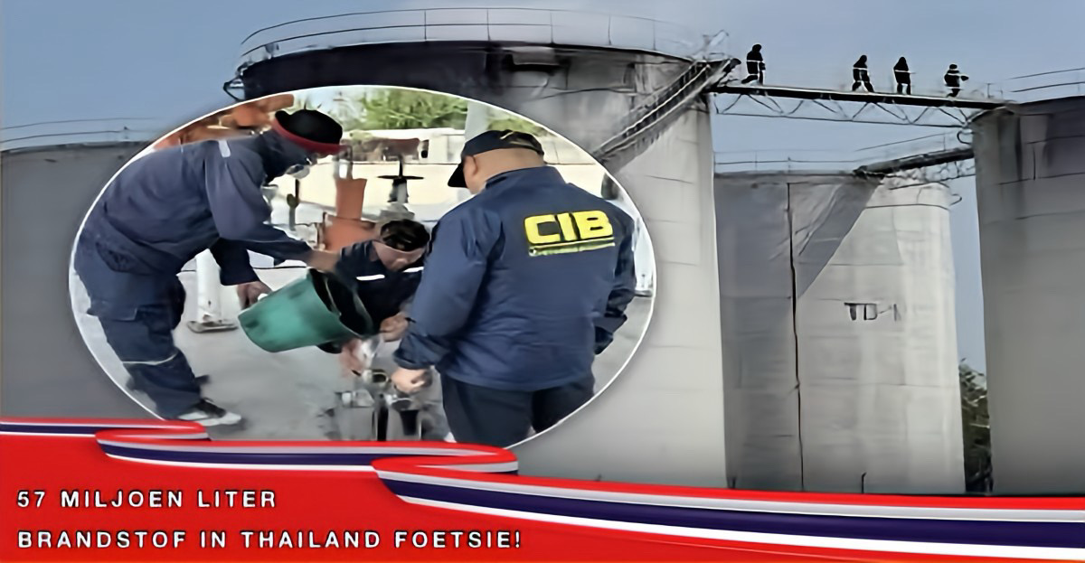 UPDATE | 57 miljoen liter brandstof in Zuid-Thailand op zee overgeladen, daders nog onbekend.