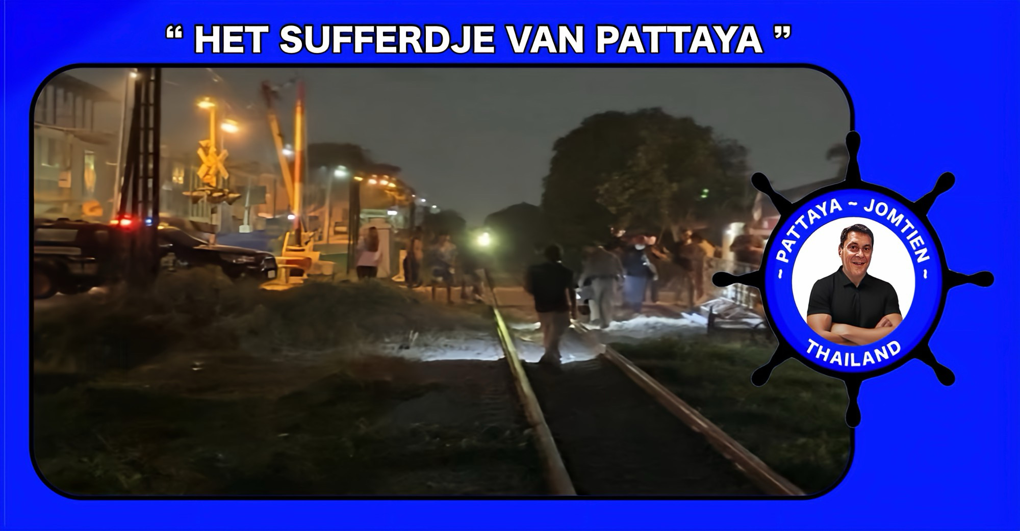 In Pattaya zijn twee vrouwen omgekomen nadat ze de neergelaten slagboom bij een spoorwegovergang negeerden en door een trein werden aangereden.