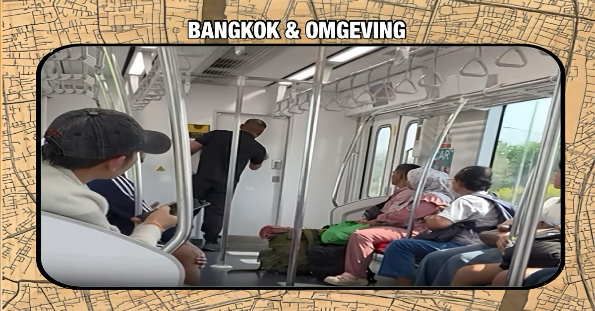 🎥 | Schreeuwende treinmachiniste in Bangkok op non-actief gezet na onrust onder passagiers veroorzaakt te hebben.