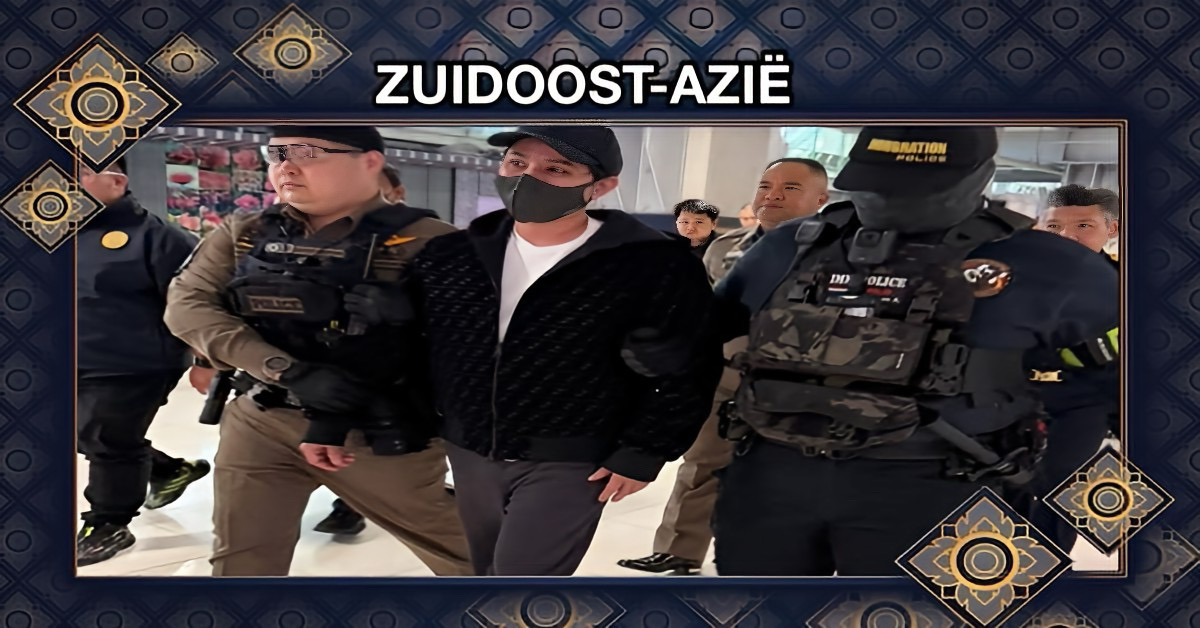 Drugsbaron “Nu Chen” in Zuid-Korea gearresteerd en naar Thailand overgebracht.