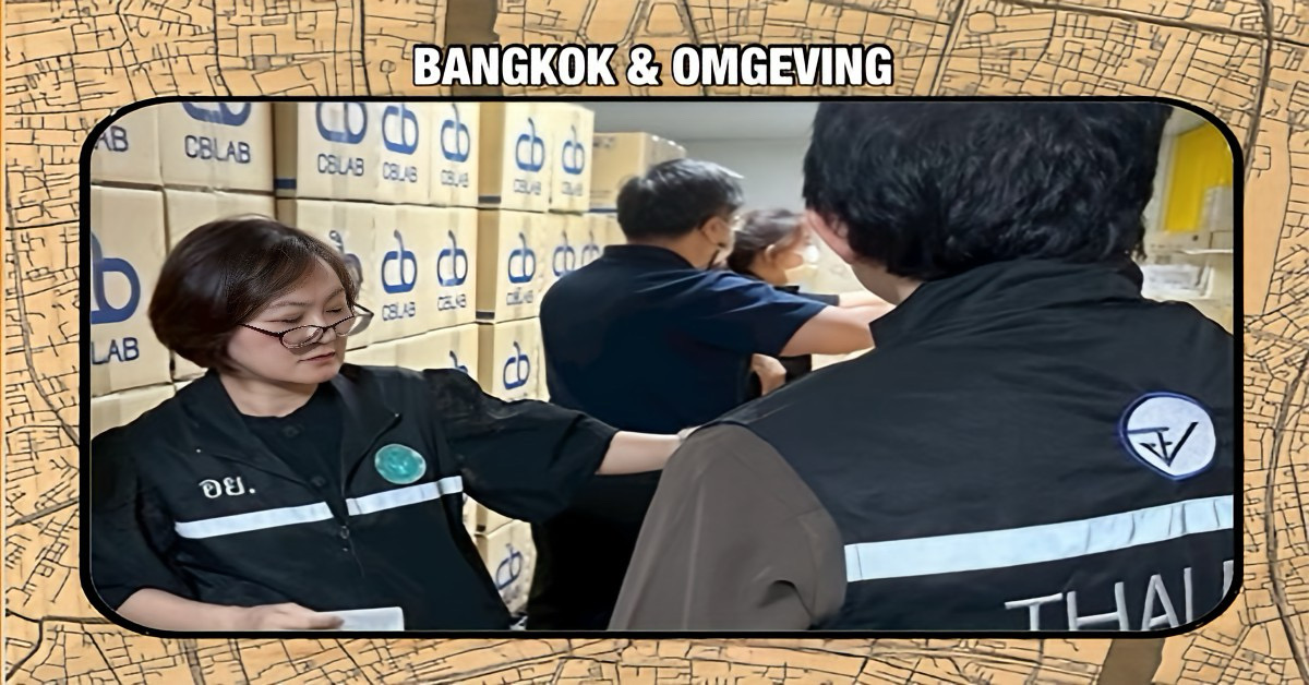 Politie Thailand ontmantelt netwerk na inbeslagname van 20 miljoen tramadol-tabletten in Bangkok.