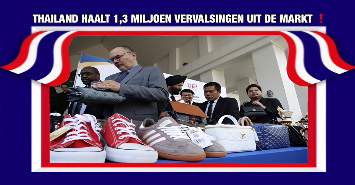 Grote doorbraak in de strijd tegen vervalsingen in Thailand.