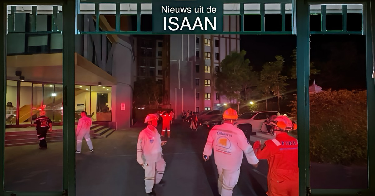 Pas op met je powerbank, ontploffing in een condominium in de Isaan veroorzaakt brand, waarbij de bewoners moesten worden geëvacueerd.