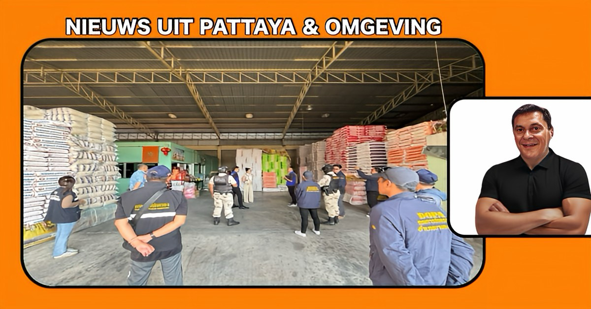 Autoriteiten van Pattaya controleren uit vrees voor prijsopdrijving de magazijnen van de groothandel.