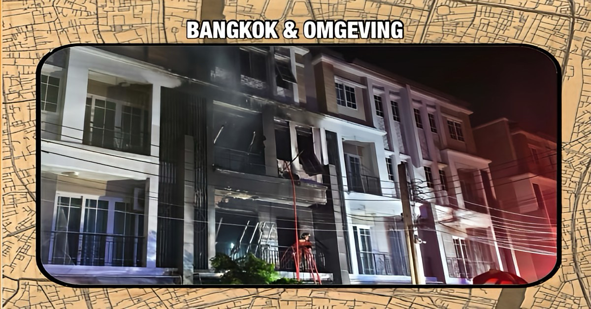 Tragische woonhuisbrand in Bangkok eist twee levens en twee ziekenhuisopnames.