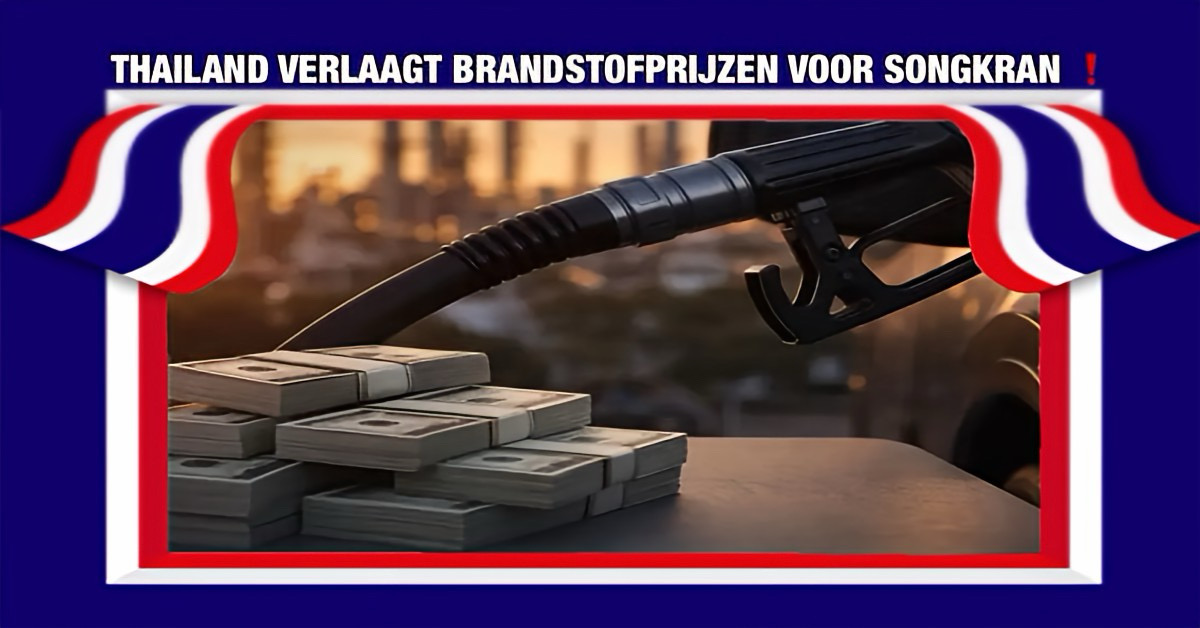 Brandstofprijzen in Thailand omlaag, een welkome verrassing voor reizigers tijdens Songkran.